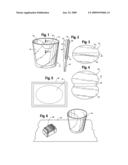 Drinking vessel sanitary device diagram and image