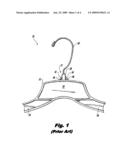 LOWER NECK INDICATOR FOR WIRE HOOK HANGERS diagram and image