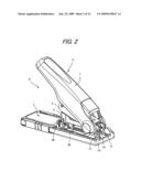 STAPLER HAVING POWER MUTLIPLYING MECHANISM diagram and image