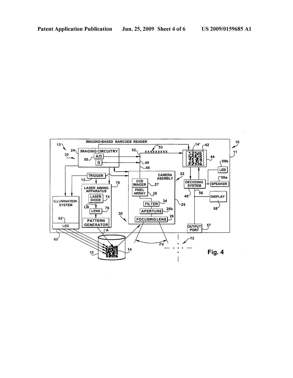 Optimizing Optical Quality of a Sensor in a Bar Code Reader - diagram, schematic, and image 05