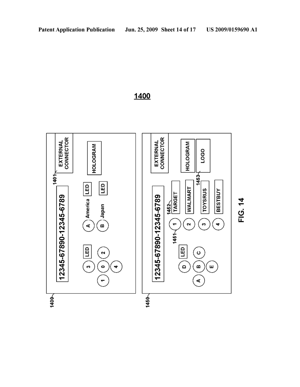 PAYMENT CARDS AND DEVICES WITH GIFT CARD, GLOBAL INTEGRATION, AND MAGNETIC STRIPE READER COMMUNICATION FUNCTIONALITY - diagram, schematic, and image 15