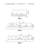 SEMICONDUCTOR LIGHT EMITTING DEVICE WITH LIGHT EXTRACTION STRUCTURES diagram and image