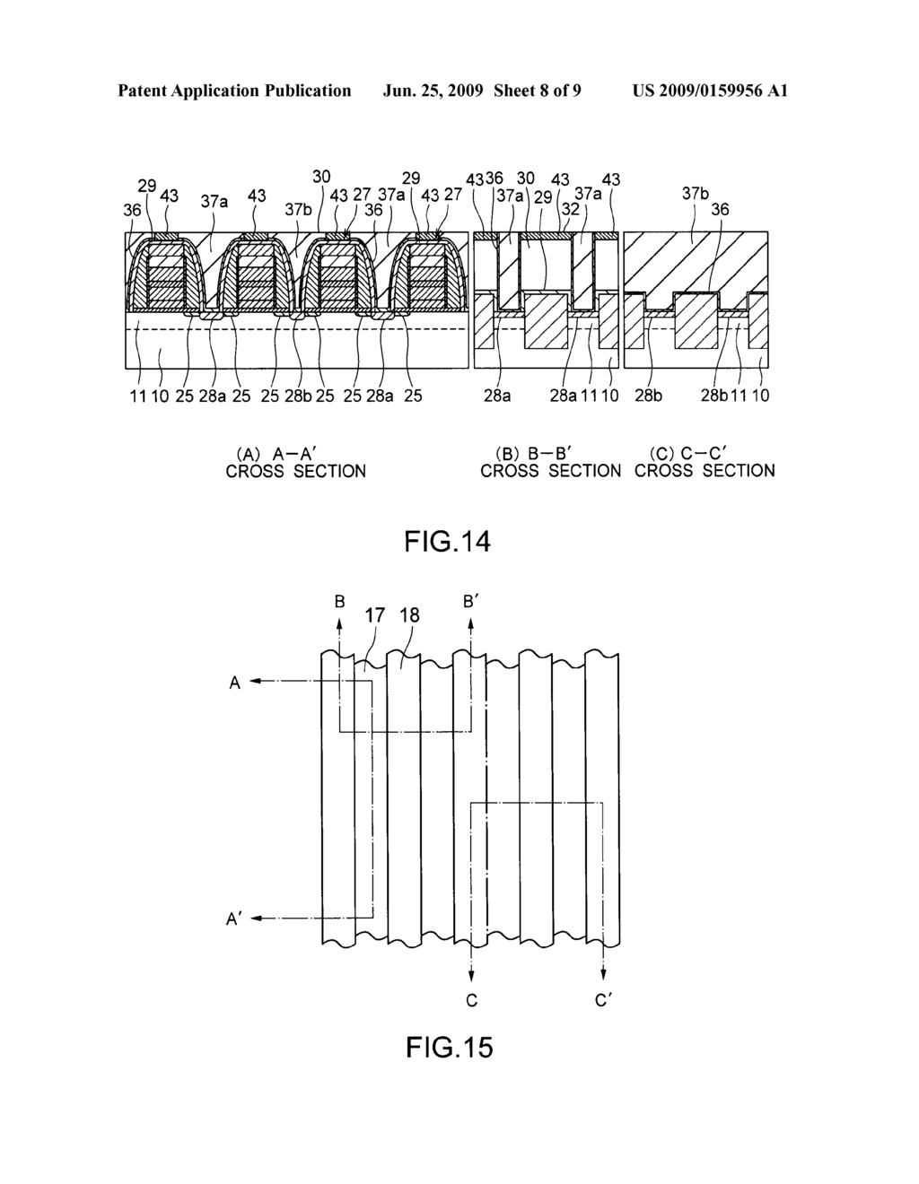 NOR FLASH MEMORY AND METHOD OF MANUFACTURING THE SAME - diagram, schematic, and image 09