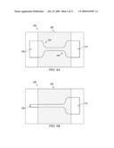 SEMICONDUCTOR DEVICE HAVING VARIOUS WIDTHS UNDER GATE diagram and image