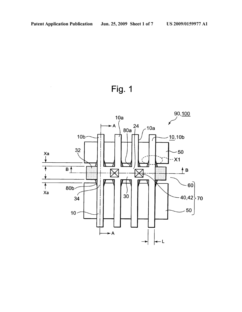 Semiconductor device having gate electrode including contact portion on element isolation region - diagram, schematic, and image 02