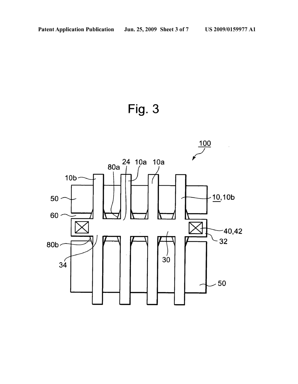 Semiconductor device having gate electrode including contact portion on element isolation region - diagram, schematic, and image 04