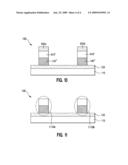 CMOS DEVICES WITH DIFFERENT METALS IN GATE ELECTRODES USING SPIN ON LOW-K MATERIAL AS HARD MASK diagram and image