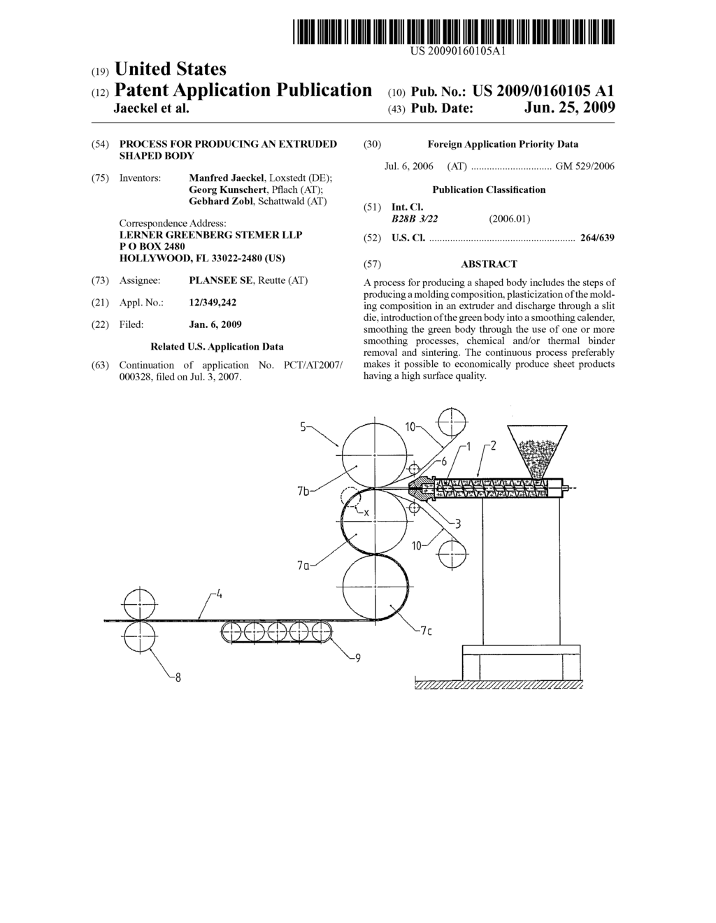 Process for Producing an Extruded Shaped Body - diagram, schematic, and image 01