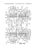 Extendable trailer having a roll support assembly diagram and image