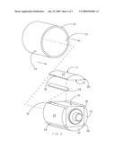 PERMANENT MAGNET MOTOR WITH RADIALLY SUPPORTED SLEEVE diagram and image