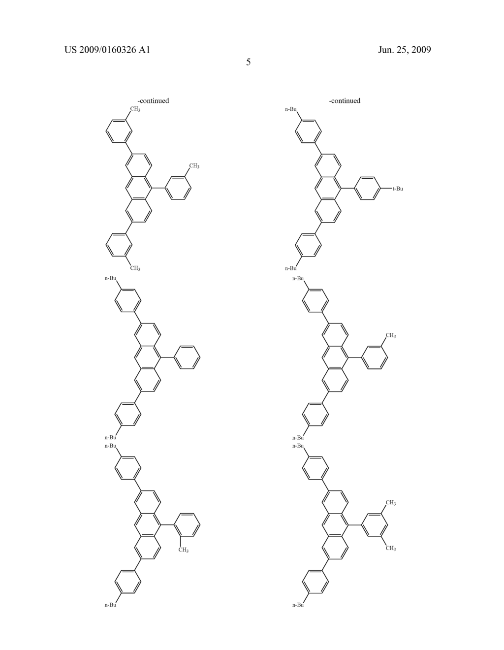 ORGANIC ELECTROLUMINESCENCE MATERIAL AND ELEMENT USING THE SAME - diagram, schematic, and image 09