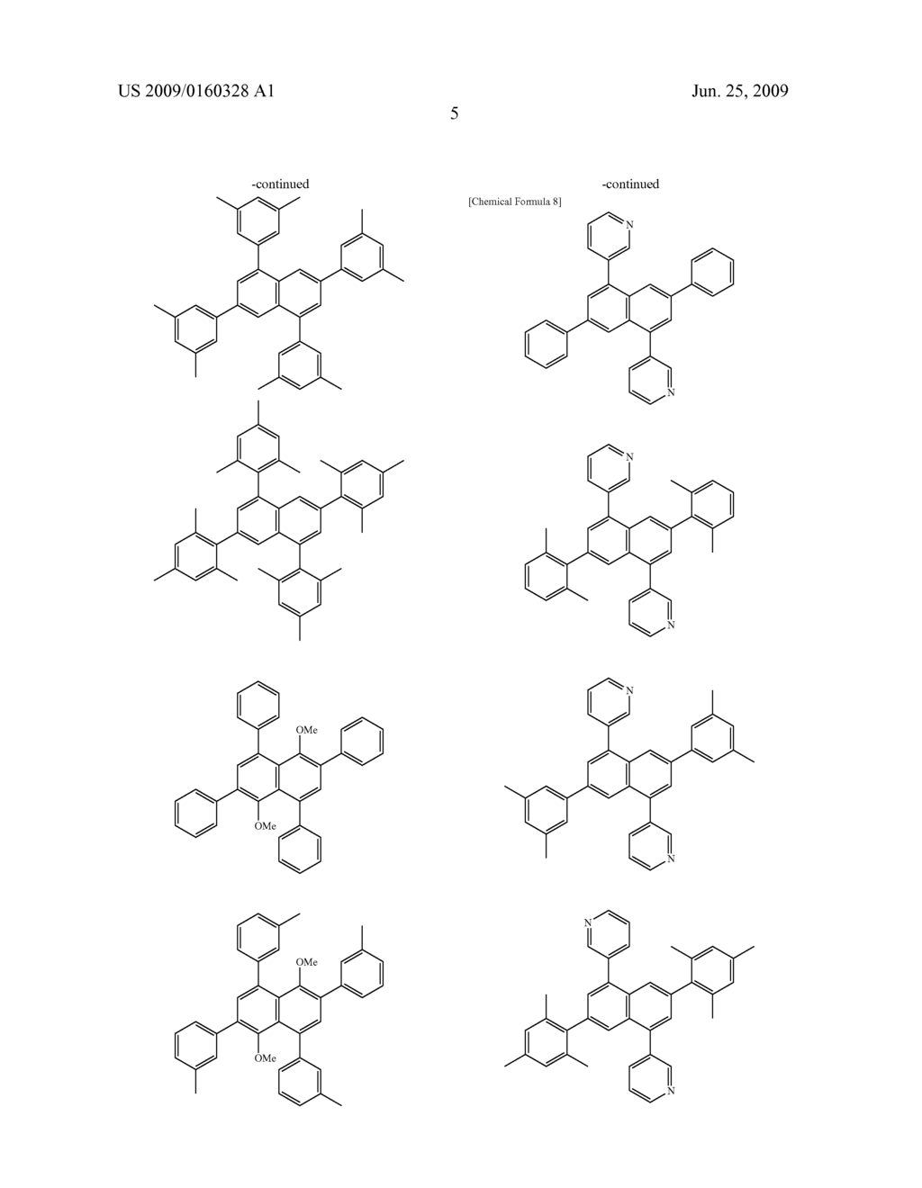 ORGANIC ELECTROLUMINESCENCE MATERIAL AND ELEMENT USING THE SAME - diagram, schematic, and image 10