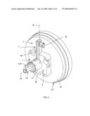 LINEAR SENSOR HAVING ANGULAR REDIRECTION AND CABLE DISPLACEMENT diagram and image