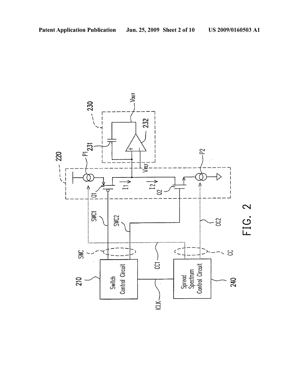 TRIANGLE WAVE GENERATOR AND SPREAD SPECTRUM CONTROL CIRCUIT THEREOF - diagram, schematic, and image 03