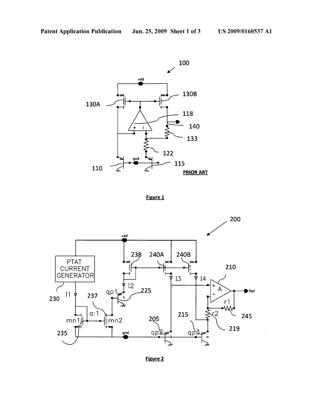 Bandgap voltage reference circuit - diagram, schematic, and image 02