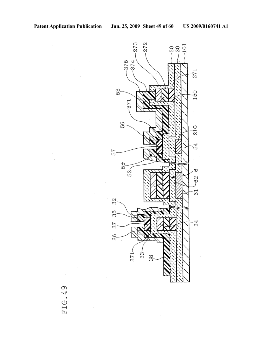 ELECTRO-OPTIC DEVICE, AND TFT SUBSTRATE FOR CURRENT CONTROL AND METHOD FOR MANUFACTURING THE SAME - diagram, schematic, and image 50
