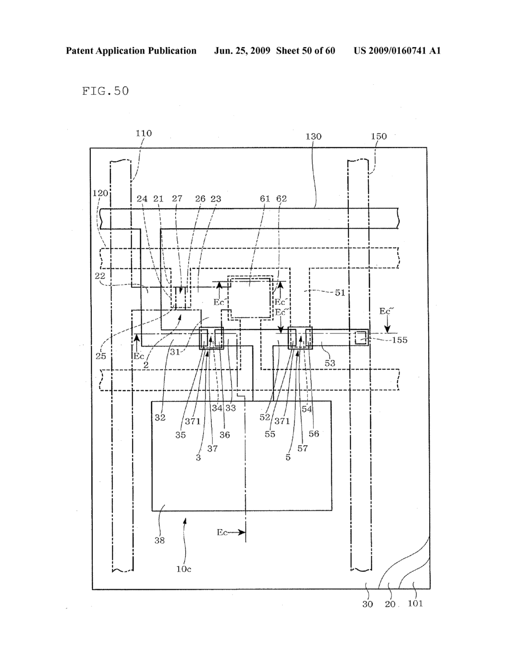 ELECTRO-OPTIC DEVICE, AND TFT SUBSTRATE FOR CURRENT CONTROL AND METHOD FOR MANUFACTURING THE SAME - diagram, schematic, and image 51