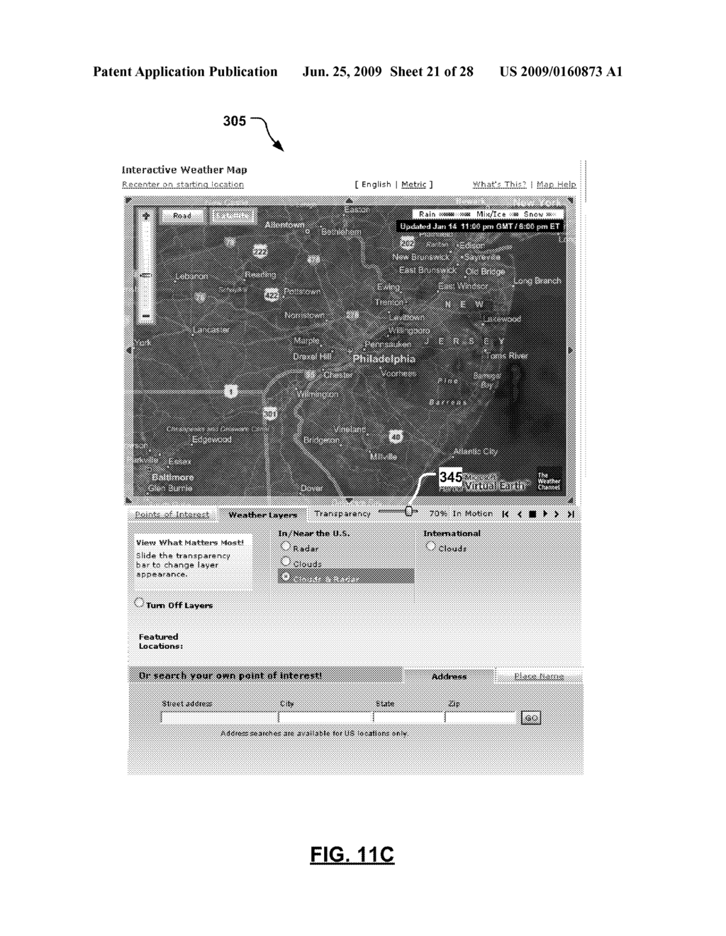 Interactive virtual weather map - diagram, schematic, and image 22