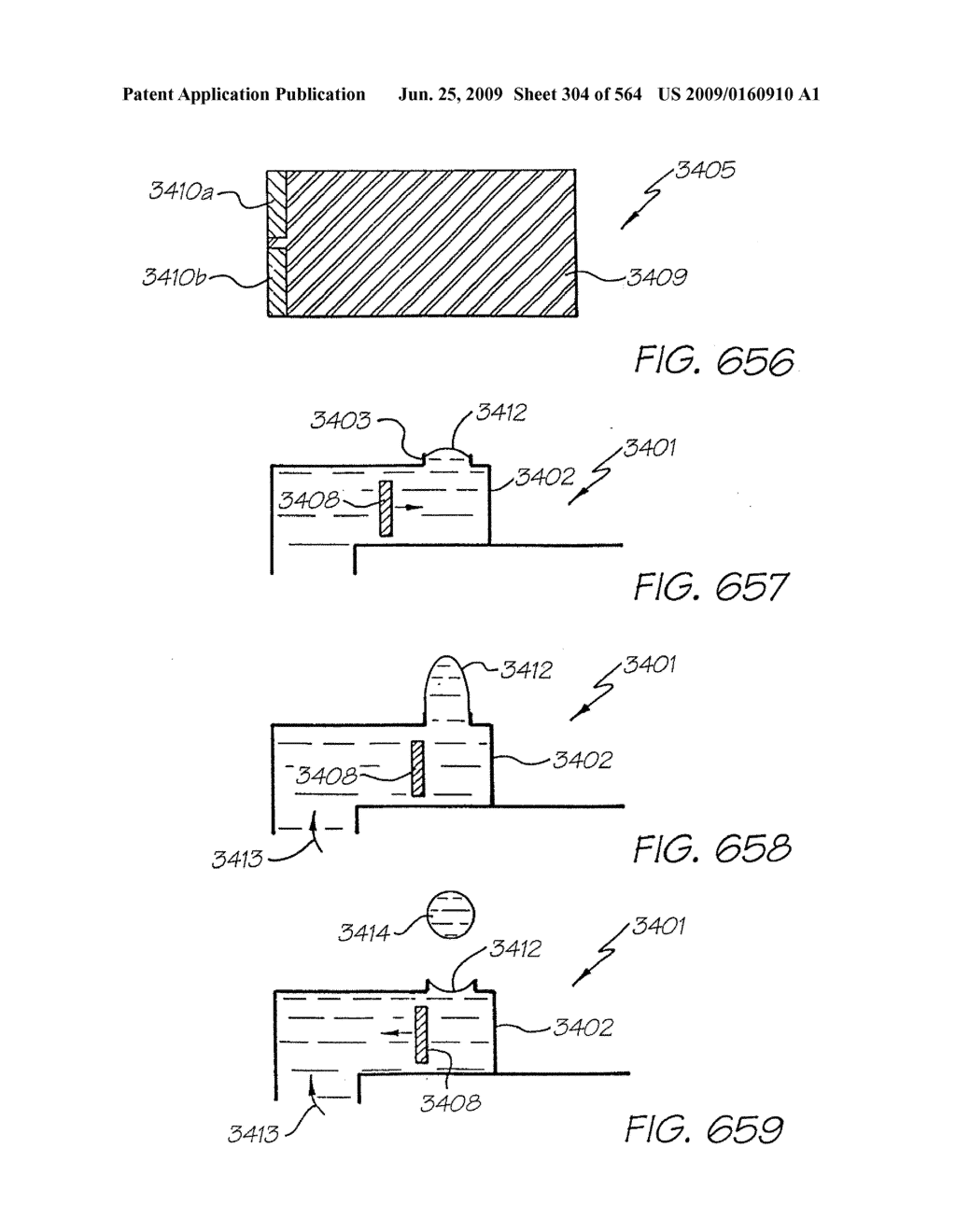 INKJET PRINTHEAD WITH HEATER ELEMENT CLOSE TO DRIVE CIRCUITS - diagram, schematic, and image 305