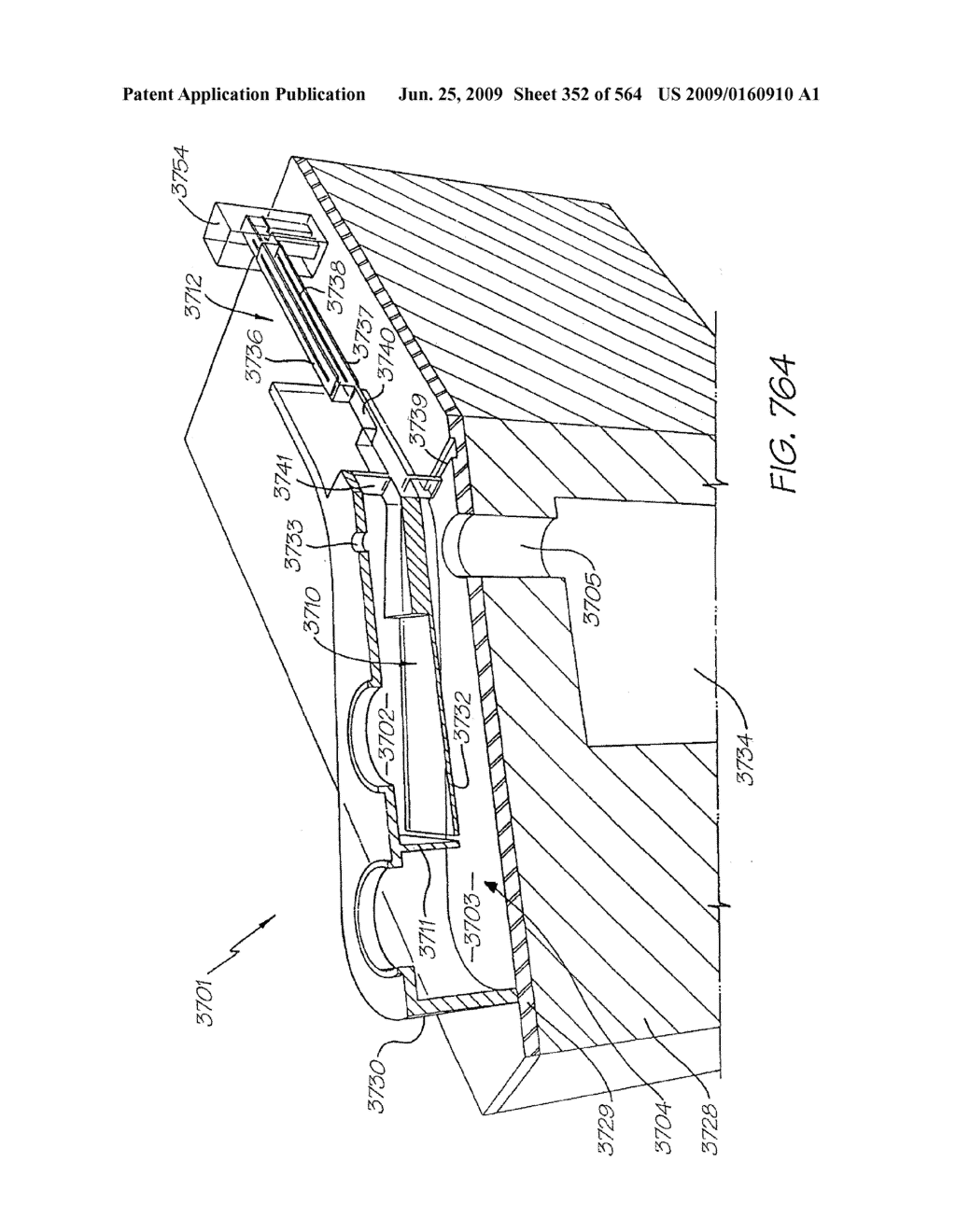 INKJET PRINTHEAD WITH HEATER ELEMENT CLOSE TO DRIVE CIRCUITS - diagram, schematic, and image 353