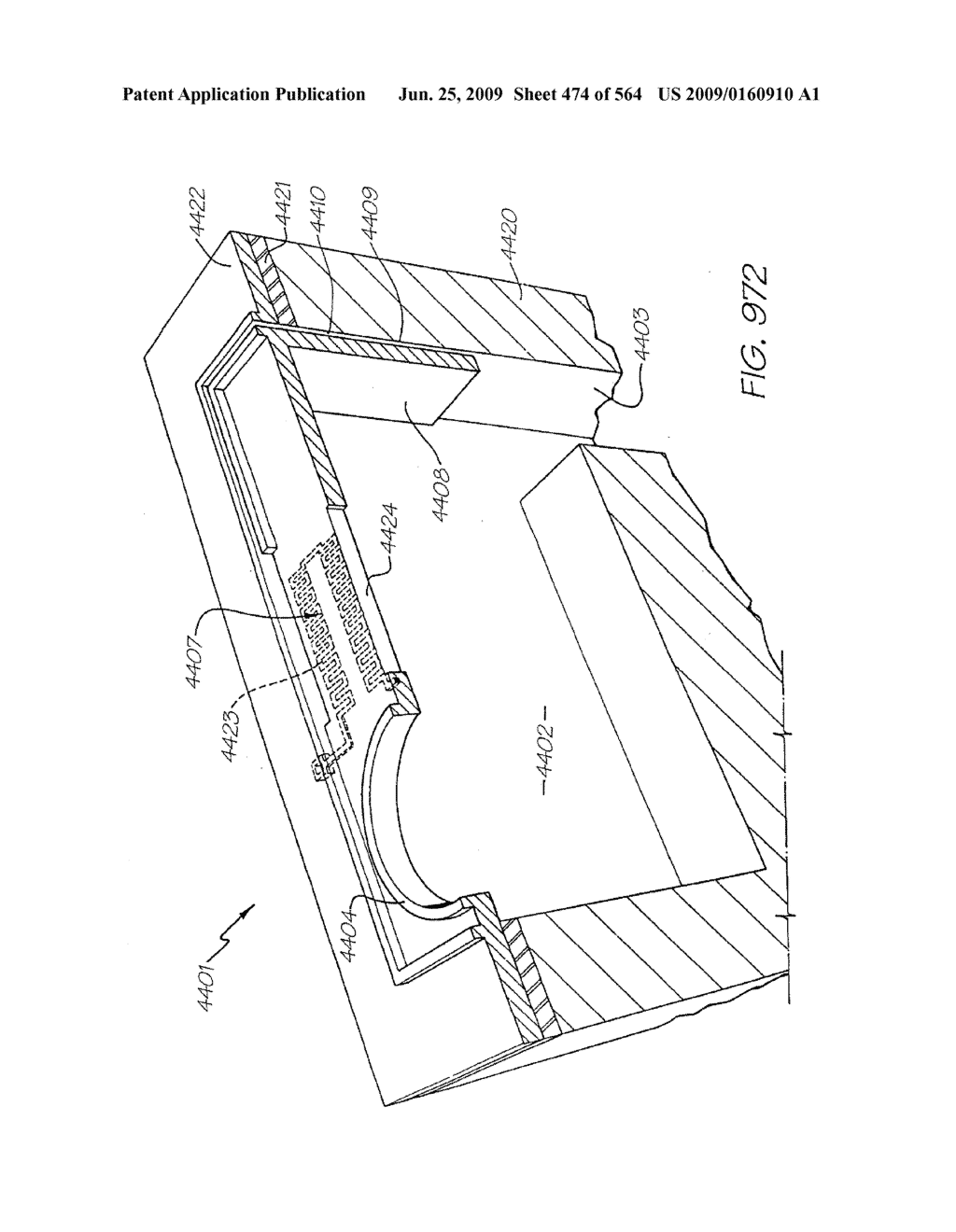 INKJET PRINTHEAD WITH HEATER ELEMENT CLOSE TO DRIVE CIRCUITS - diagram, schematic, and image 475