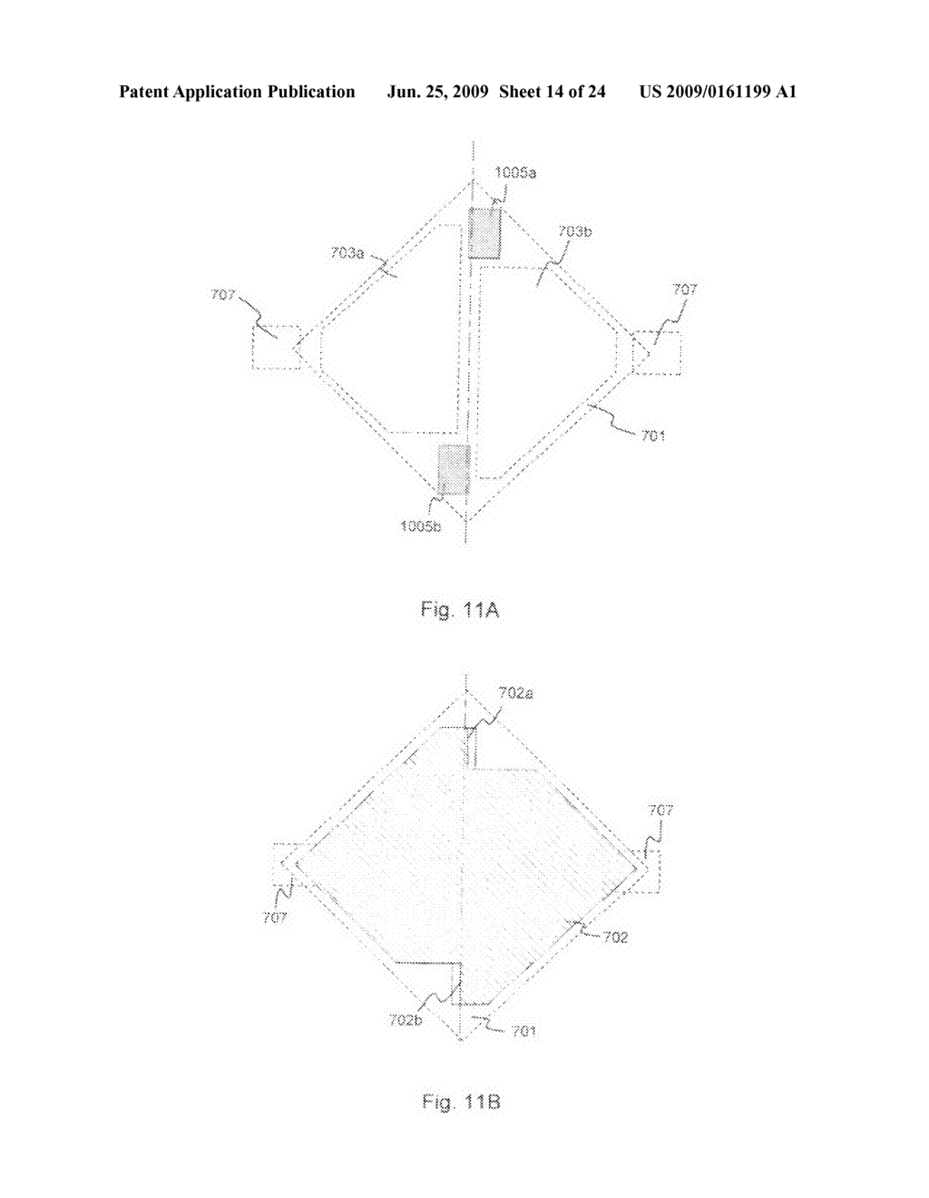 Mircromirror device having a vertical hinge - diagram, schematic, and image 15