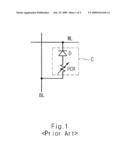 PHASE CHANGE MEMORY DEVICE HAVING DECENTRALIZED DRIVING UNITS diagram and image