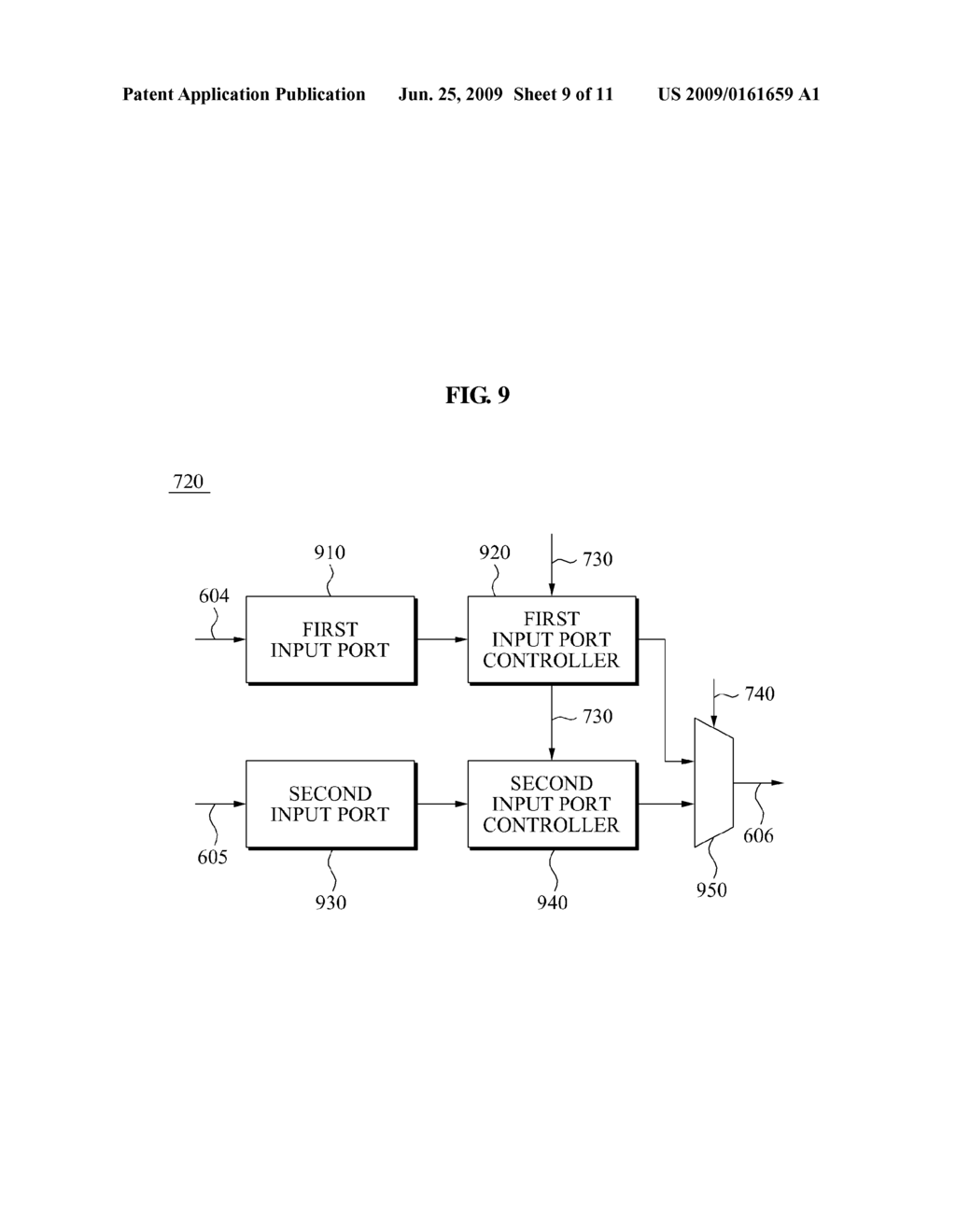 ON-CHIP APPARATUS AND METHOD OF NETWORK CONTROLLING - diagram, schematic, and image 10