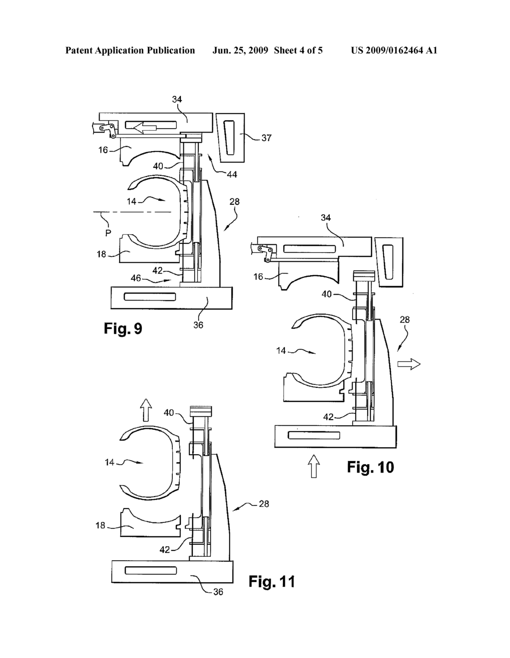 Mold for Vulcanizing an Unvulcanized Tire Blank - diagram, schematic, and image 05