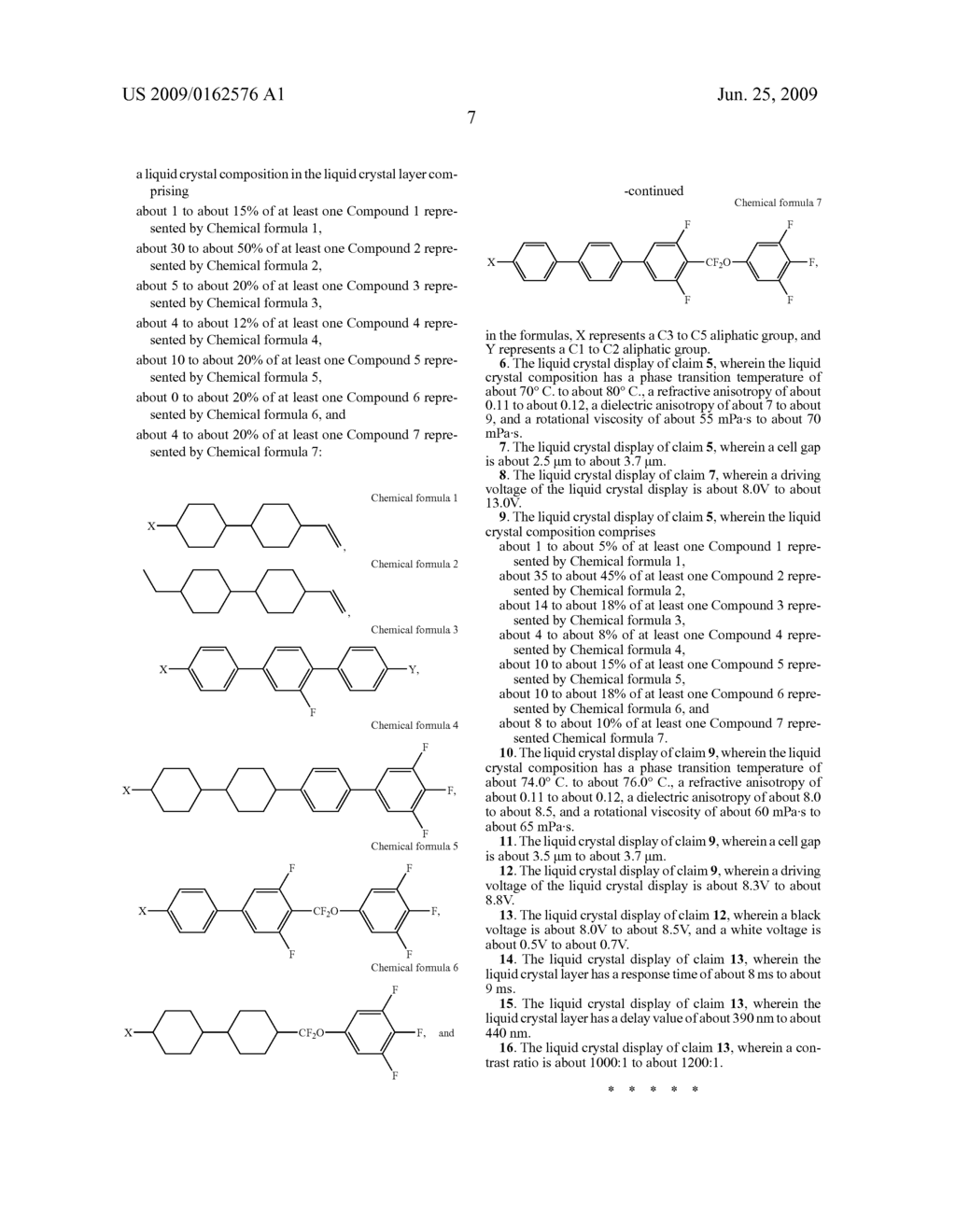 LIQUID CRYSTAL COMPOSITION AND LIQUID CRYSTAL DISPLAY HAVING THE SAME - diagram, schematic, and image 12