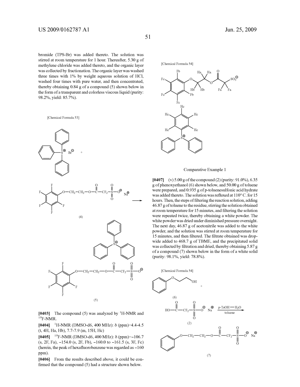 NOVEL COMPOUND, ACID GENERATOR, RESIST COMPOSITION AND METHOD OF FORMING RESIST PATTERN - diagram, schematic, and image 52