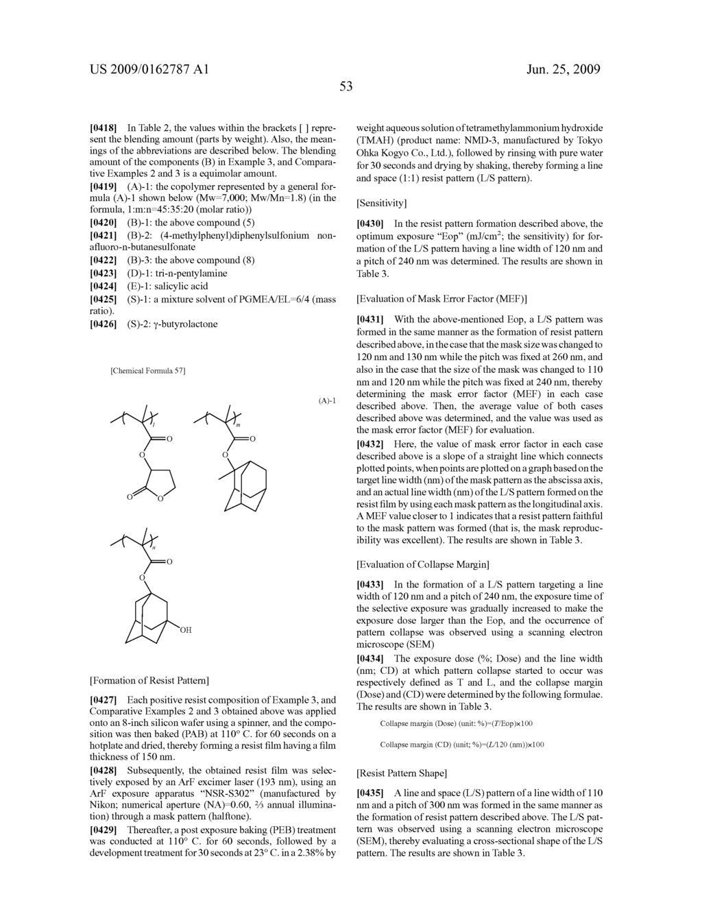 NOVEL COMPOUND, ACID GENERATOR, RESIST COMPOSITION AND METHOD OF FORMING RESIST PATTERN - diagram, schematic, and image 54