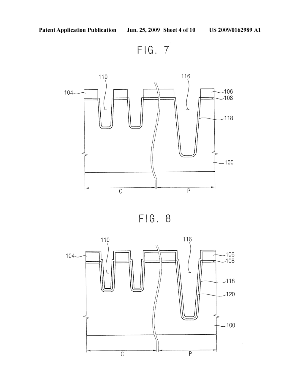 METHODS OF MANUFACTURING A SEMICONDUCTOR DEVICE USING A LAYER SUSPENDED ACROSS A TRENCH - diagram, schematic, and image 05