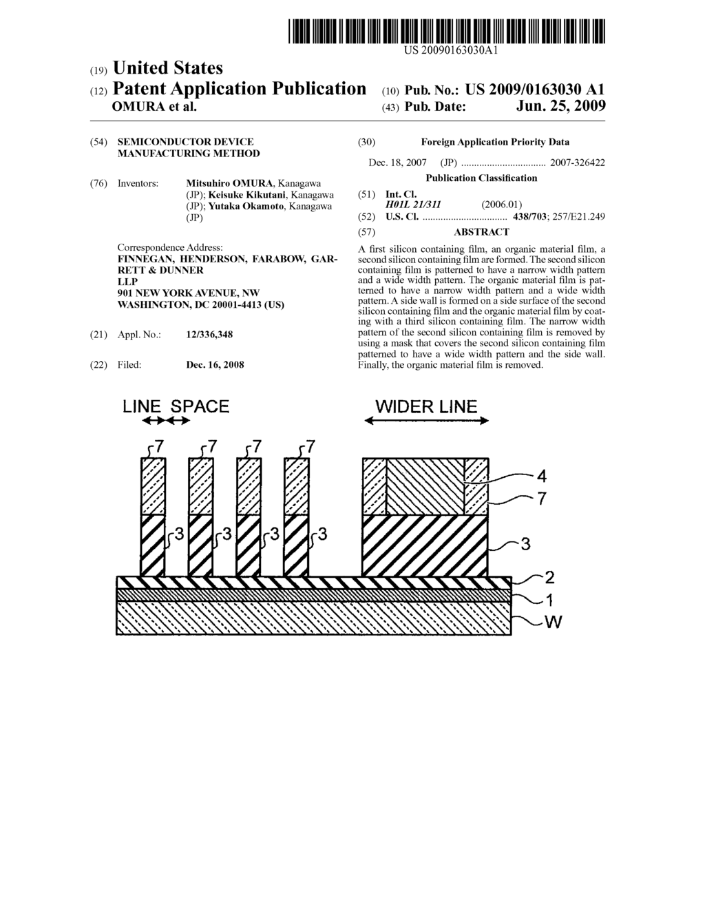 SEMICONDUCTOR DEVICE MANUFACTURING METHOD - diagram, schematic, and image 01