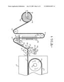 Treated fibrous mat, laminate and method diagram and image