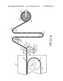 Treated fibrous mat, laminate and method diagram and image