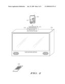 Apparatus and Method of Mobile Media Presentation Docking Station for Portable Electronic Device diagram and image