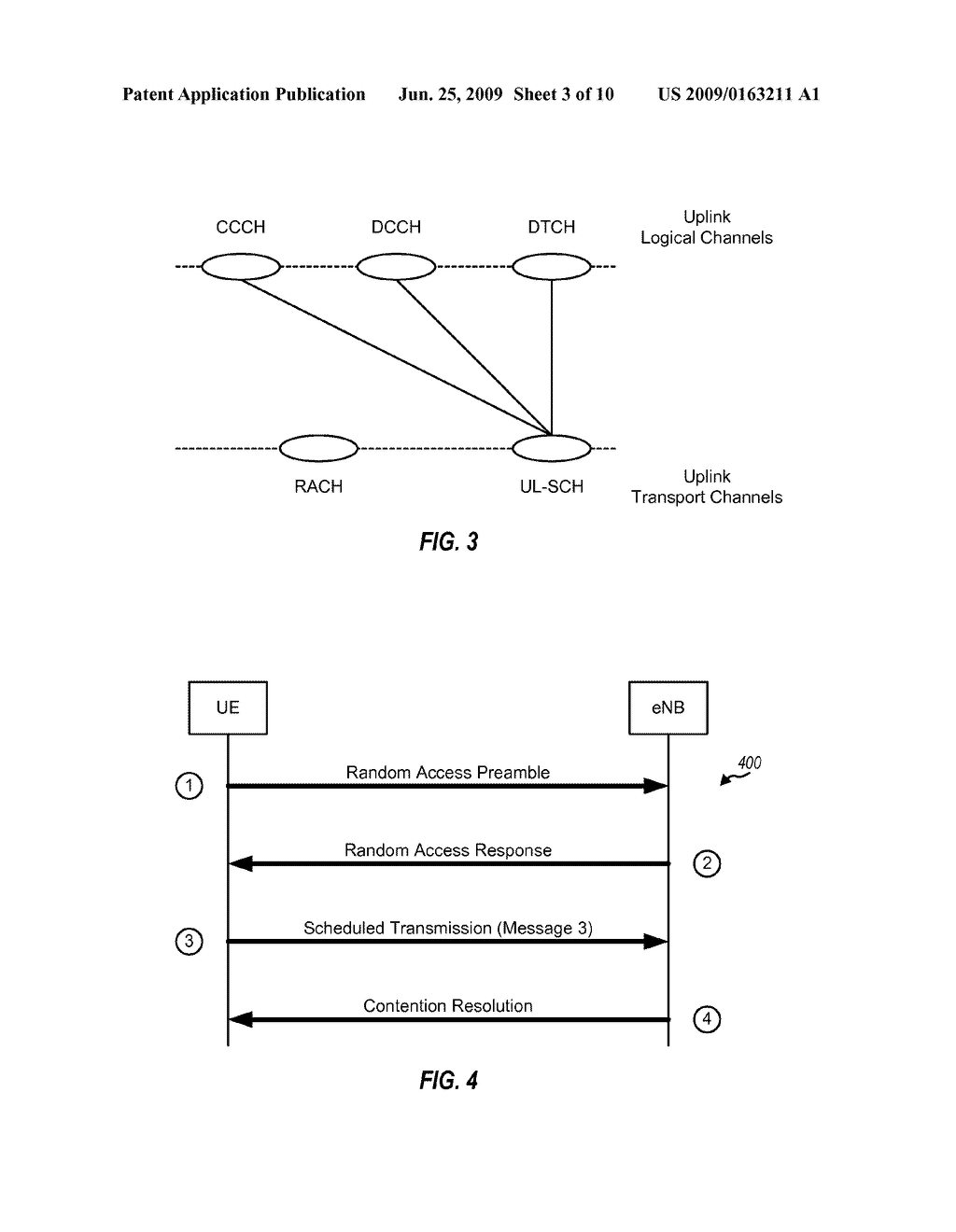 METHOD AND APPARATUS FOR TRANSFER OF A MESSAGE ON A COMMON CONTROL CHANNEL FOR RANDOM ACCESS IN A WIRELESS COMMUNICATION NETWORK - diagram, schematic, and image 04