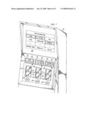 SYSTEM AND METHOD FOR SLOT MACHINE GAME ASSOCIATED WITH FINANCIAL MARKET INDICATORS diagram and image