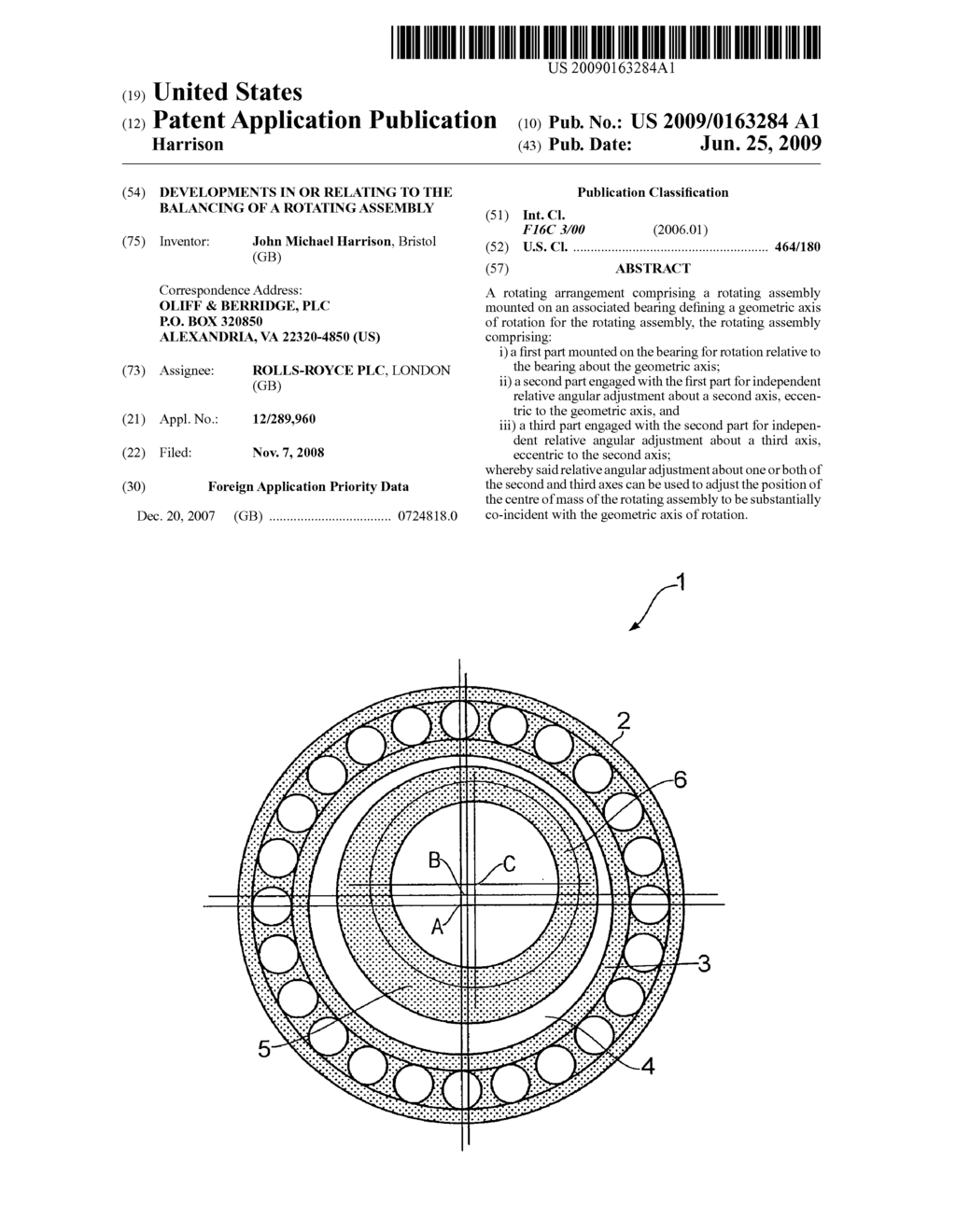 Developments in or relating to the balancing of a rotating assembly - diagram, schematic, and image 01