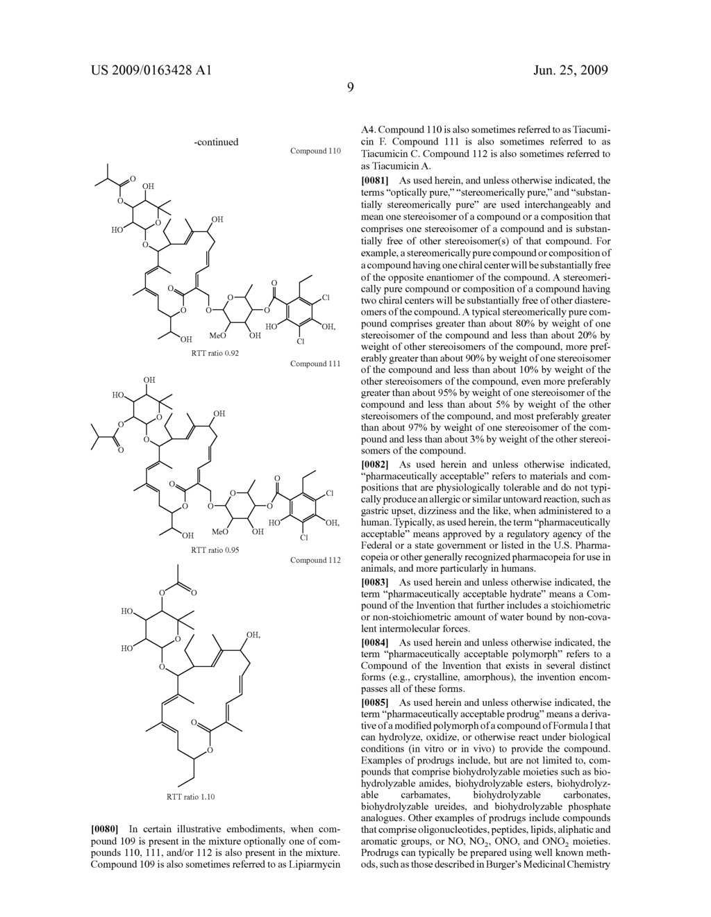 MACROLIDE POLYMORPHS, COMPOSITIONS COMPRISING SUCH POLYMORPHS, AND METHODS OF USE AND MANUFACTURE THEREOF - diagram, schematic, and image 13