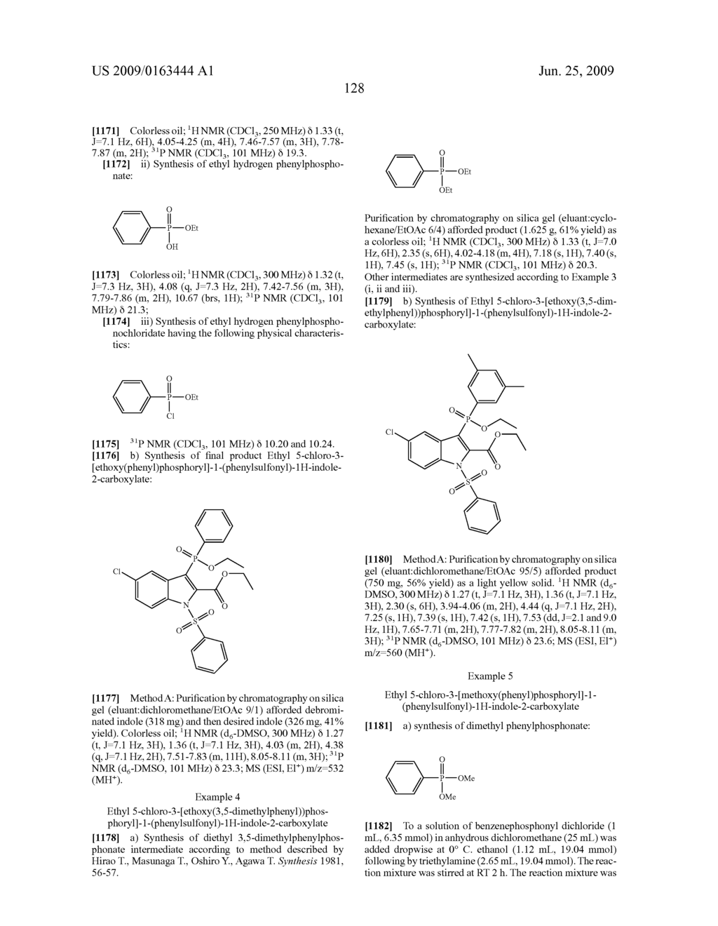 PHOSPHO-INDOLES AS HIV INHIBITORS - diagram, schematic, and image 132