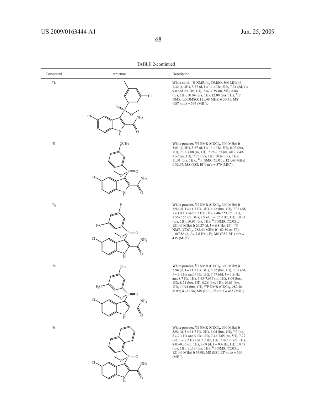 PHOSPHO-INDOLES AS HIV INHIBITORS - diagram, schematic, and image 72