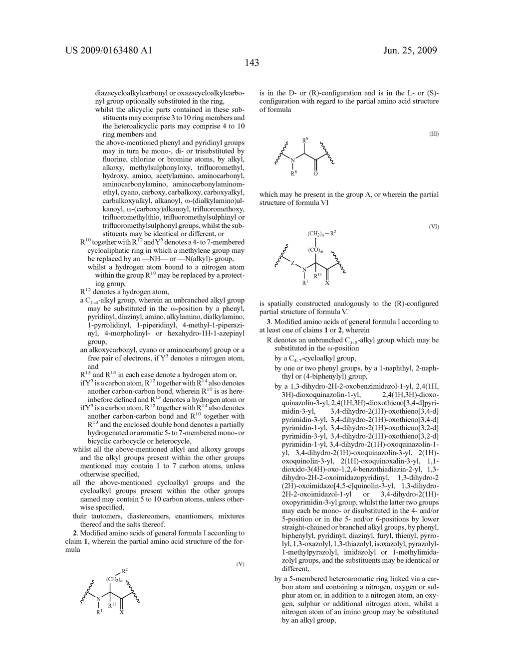 Modified amino acids, pharmaceuticals containing these compounds and method for their production - diagram, schematic, and image 144