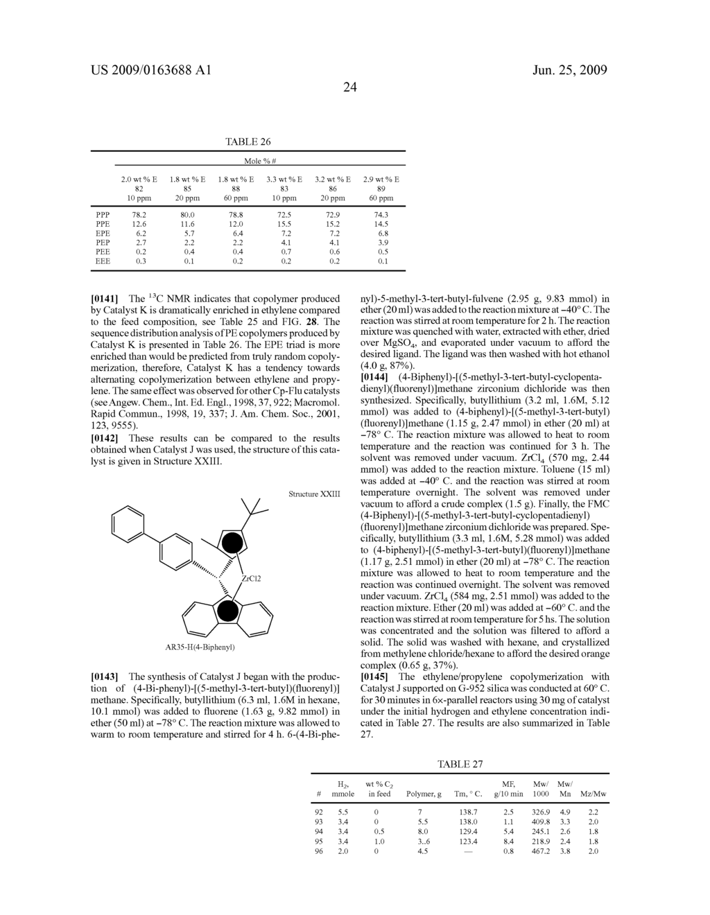 FLUORENYL CATALYST COMPOSITIONS AND OLEFIN POLYMERIZATION PROCESS - diagram, schematic, and image 36