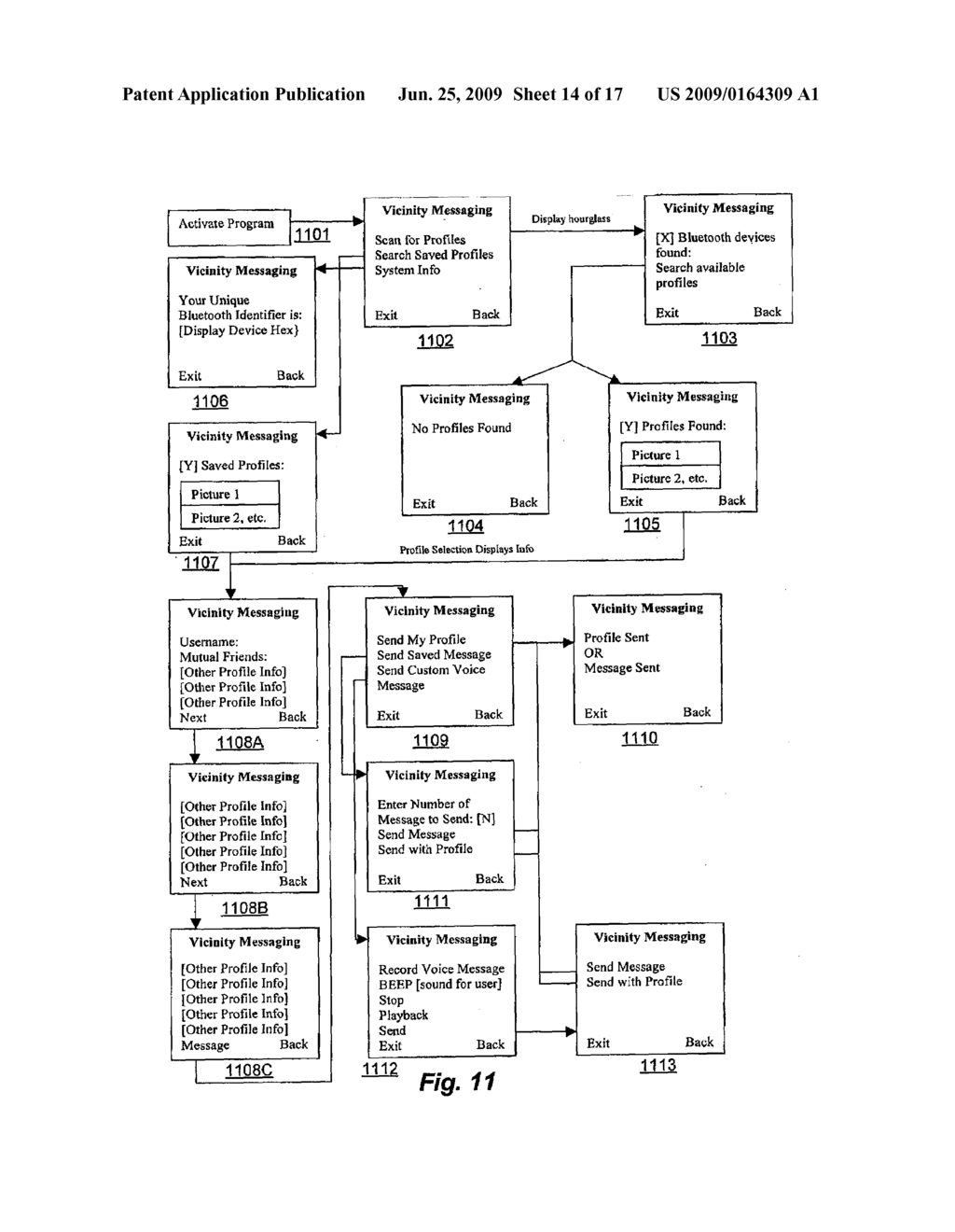 SYSTEM AND METHOD FOR WIRELESS COMMUNICATION BETWEEN PREVIOUSLY KNOWN AND UNKNOWN USERS - diagram, schematic, and image 15