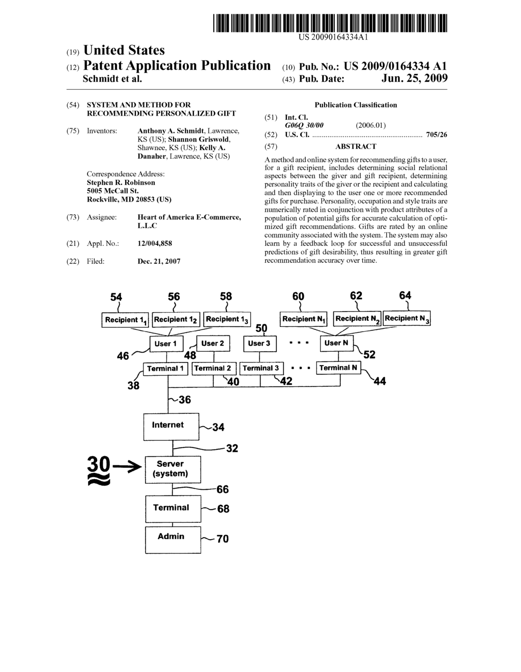 System and method for recommending personalized gift - diagram, schematic, and image 01