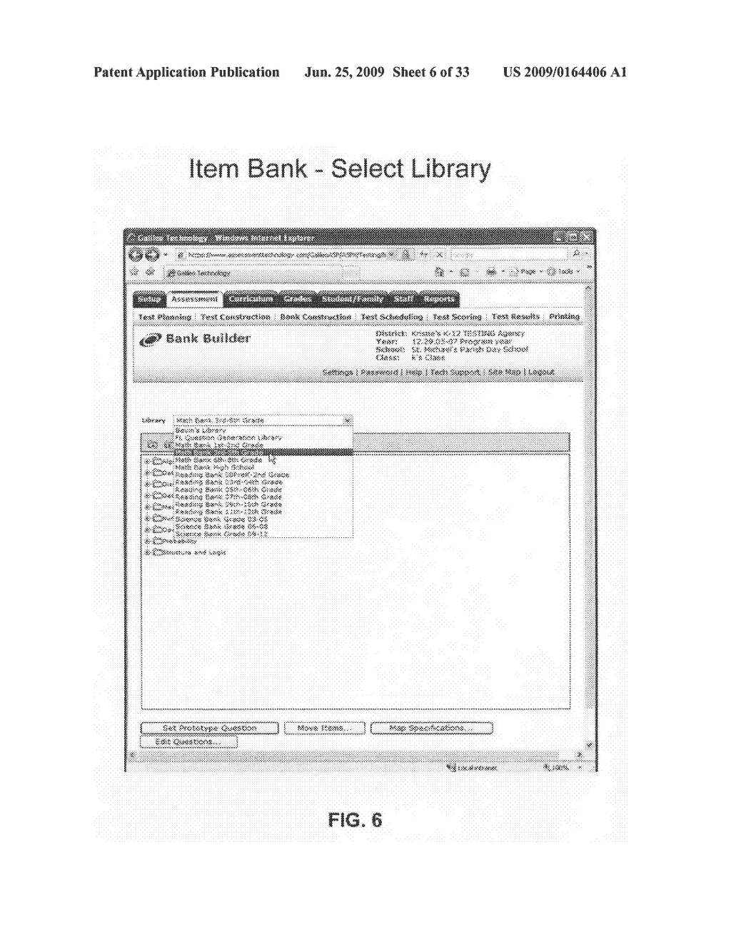 Item banking system for standards-based assessment - diagram, schematic, and image 07