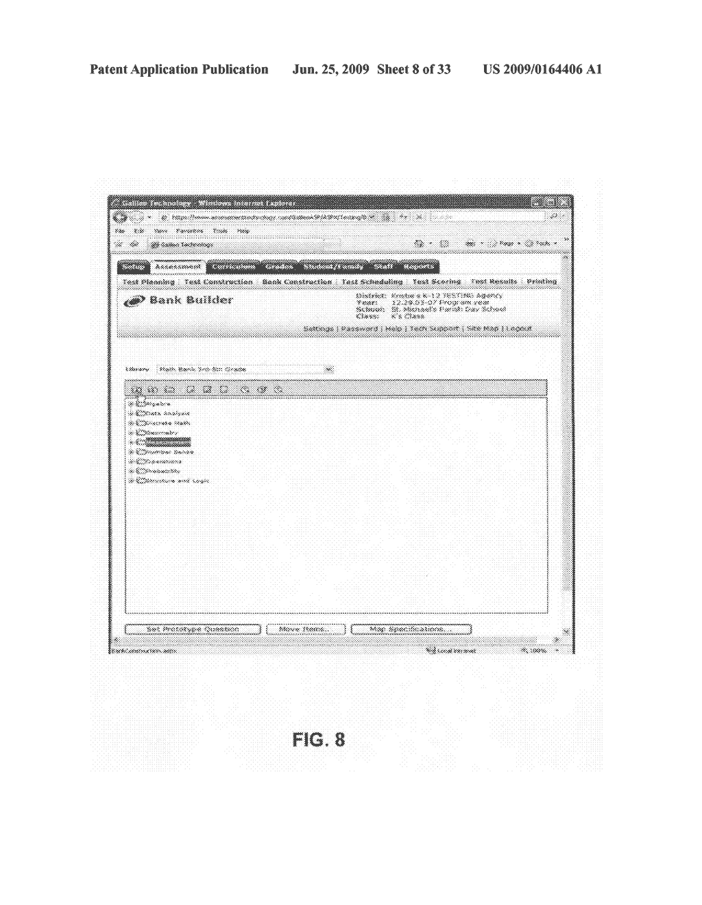 Item banking system for standards-based assessment - diagram, schematic, and image 09