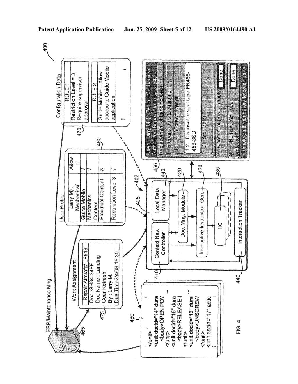 MAINTENANCE ASSISTANCE AND CONTROL SYSTEM METHOD AND APPARATUS - diagram, schematic, and image 06